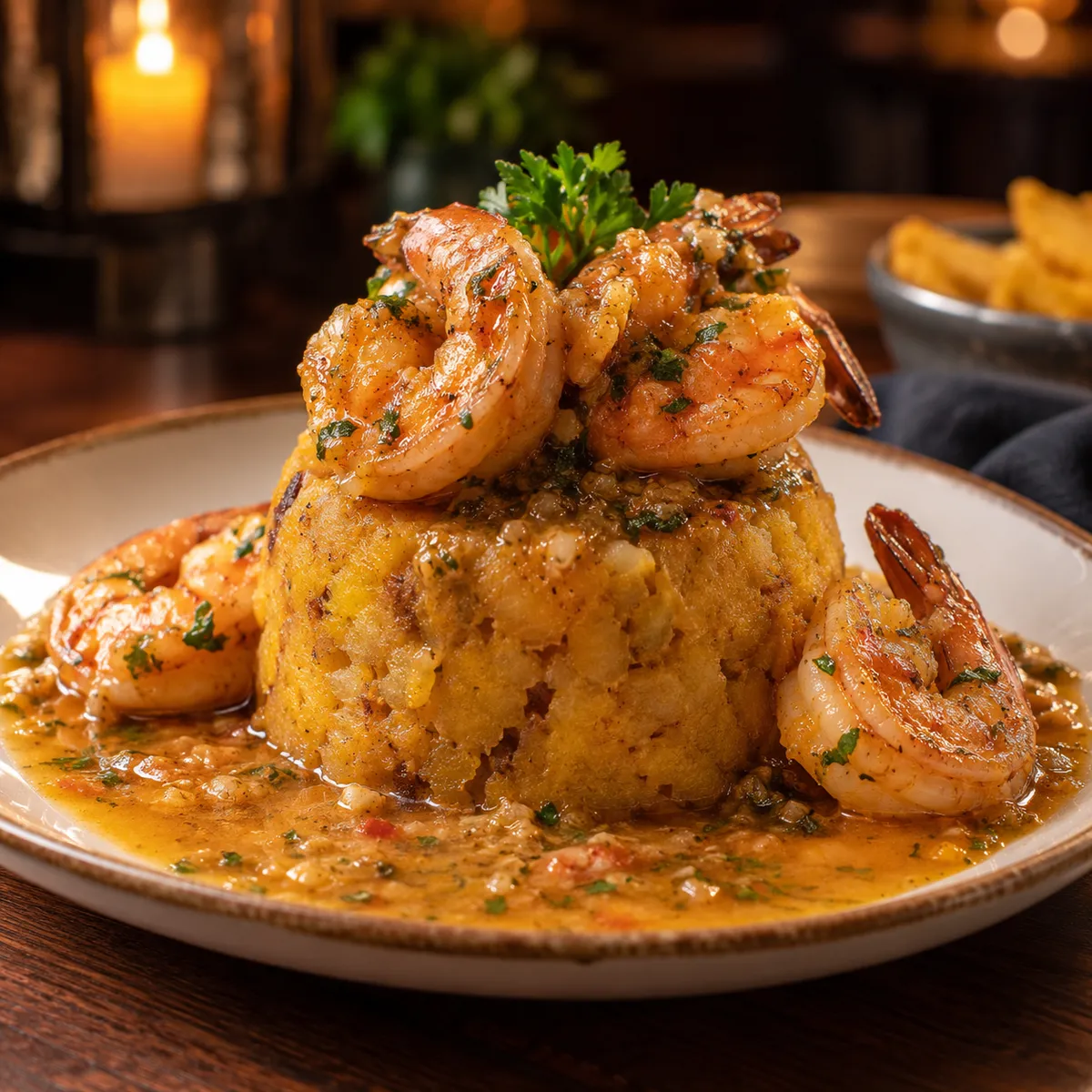 Mofongo de Camarones