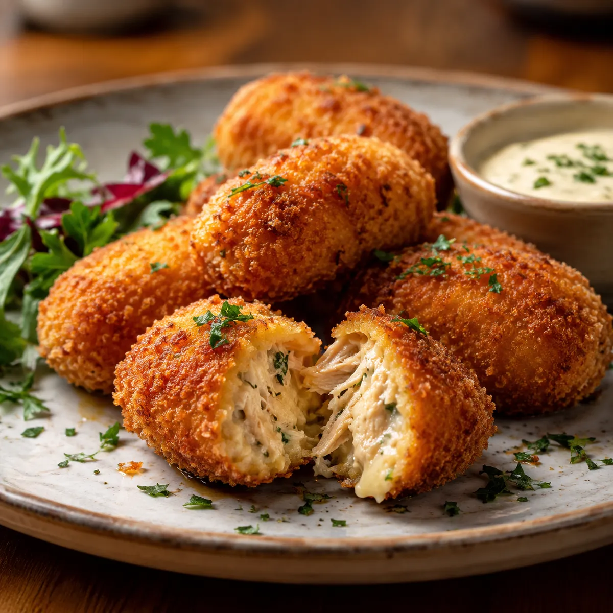 Croquetas de Pollo Ahumado